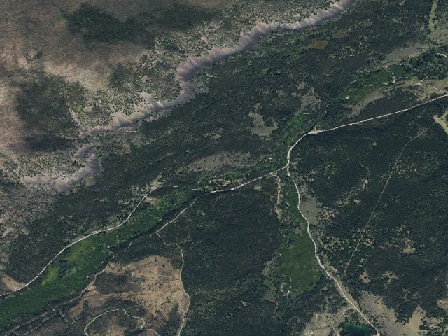 Aerial image of Copper Creek Disp Site