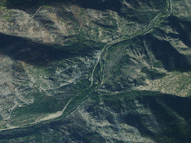 Aerial image of Copper King Campground