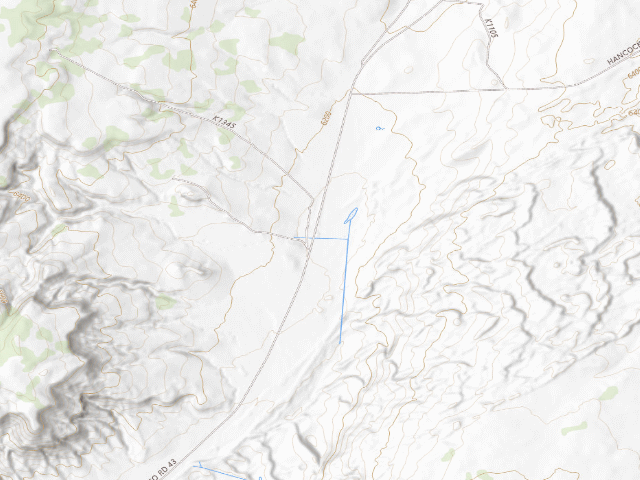 USGS topographic map of Coral Pink Sand Dunes