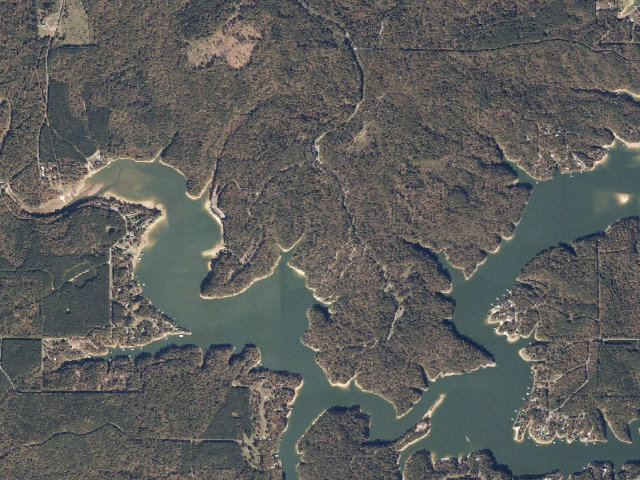 Aerial image of Corinth Campground