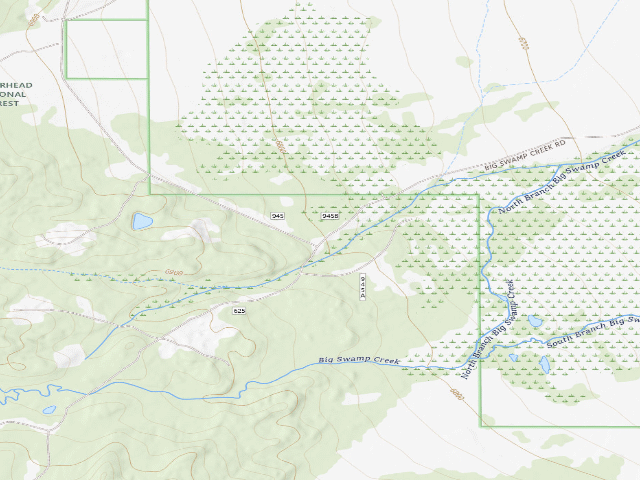 USGS topographic map of Corner