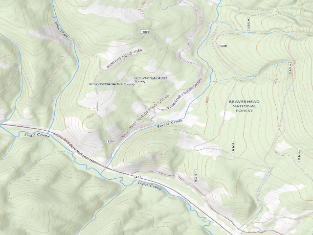 USGS topographic map of Corner
