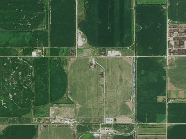 Aerial image of Cornhusker WMA