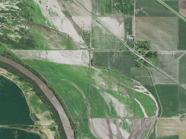 Aerial image of Corning Conservation Area