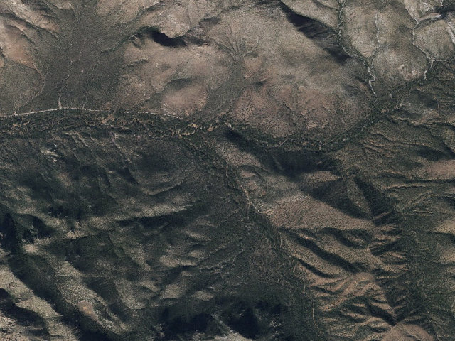 Aerial image of Coronado National Forest