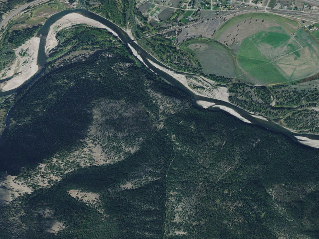 Aerial image of Corral Creek