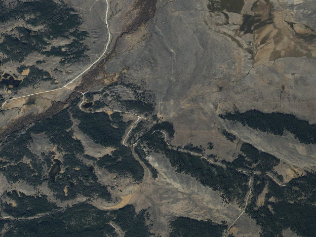 Aerial image of Corral Site