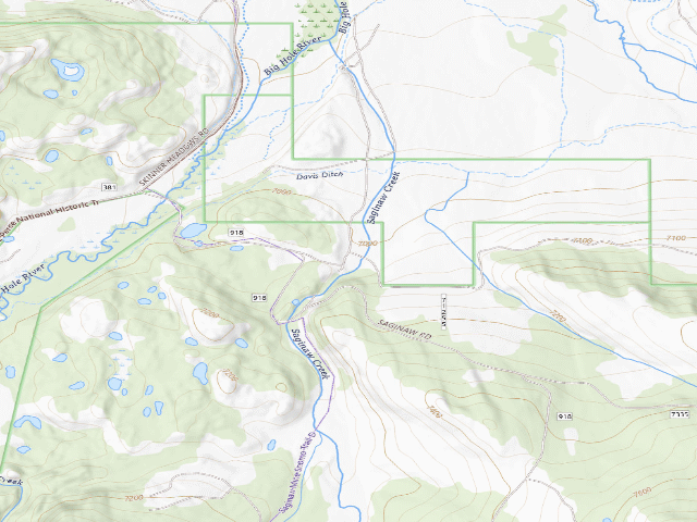 USGS topographic map of Corral Site