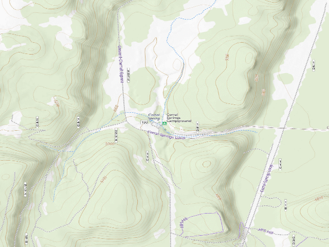 USGS topographic map of Corral Springs