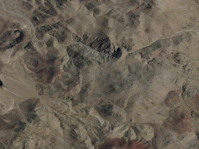 Aerial image of Coso Range Wilderness