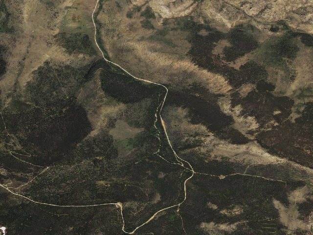 Aerial image of Cottonwood Campground (Green Mountain)
