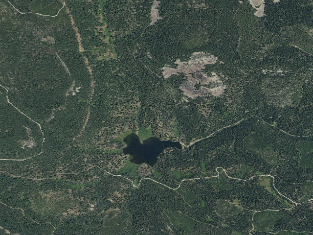 Aerial image of Cottonwood Complex Campground
