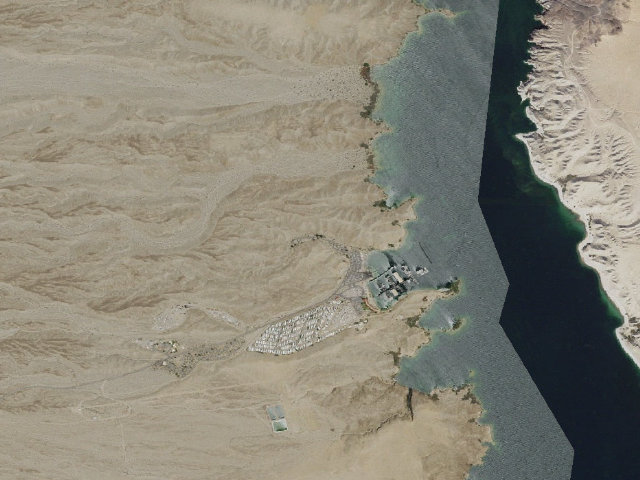Aerial image of Cottonwood Cove Lower Campground