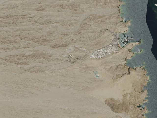 Aerial image of Cottonwood Cove Upper Campground