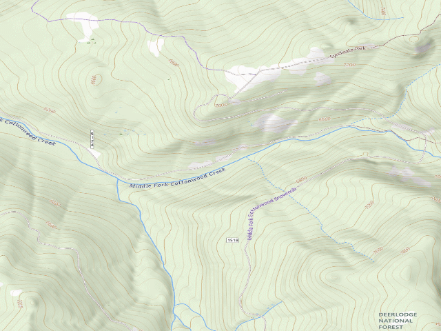 USGS topographic map of Cottonwood Creek-001