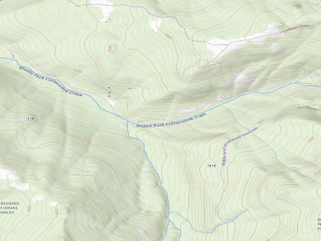 USGS topographic map of Cottonwood Creek-002