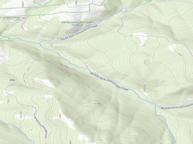 USGS topographic map of Cottonwood Creek-006