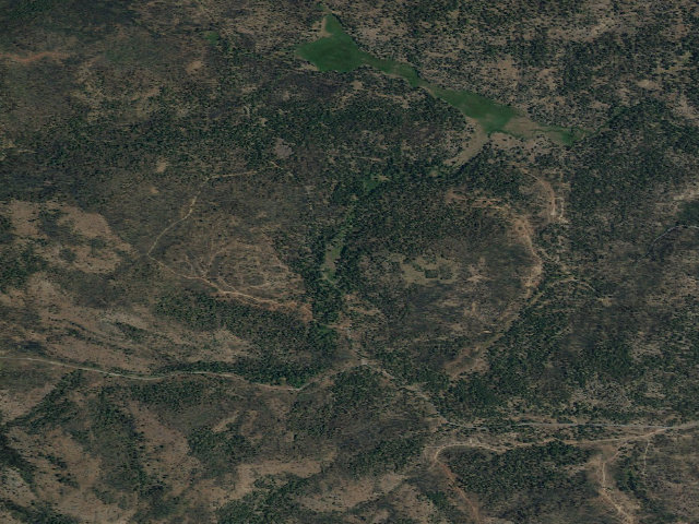 Aerial image of Cottonwood Flat