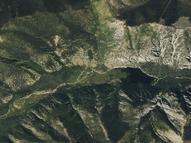 Aerial image of Cottonwood Lake