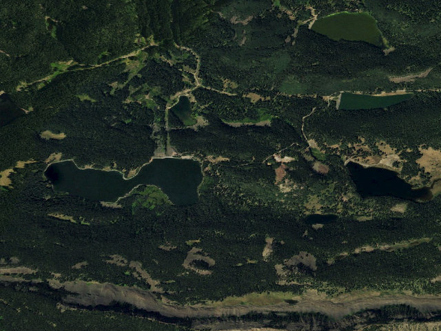 Aerial image of Cottonwood Lake