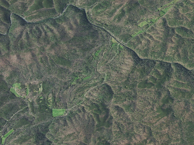 Aerial image of Cottonwood Patch Area