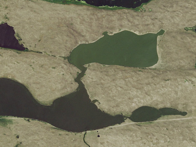 Aerial image of Cottonwood/Steverson WMA
