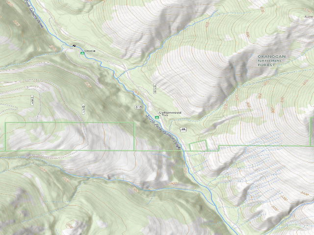 USGS topographic map of Cottonwood - Ton