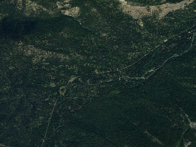 Aerial image of Cougar Flat