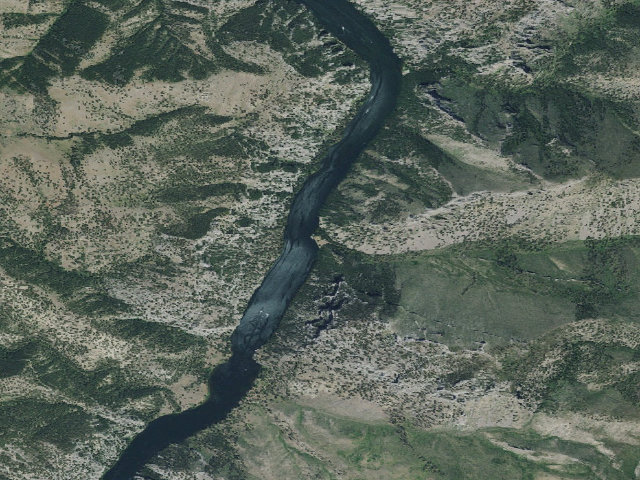 Aerial image of Coulter Campground