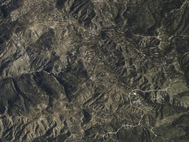 Aerial image of Coulter Group Campground