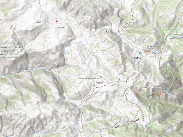 USGS topographic map of Coulter Group Campground