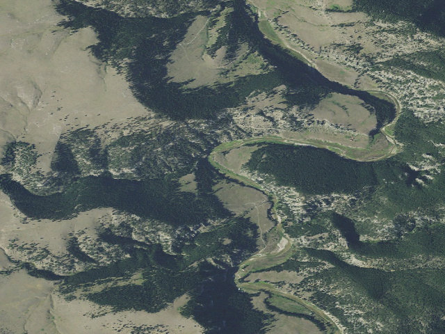 Aerial image of County Line Boat Camp