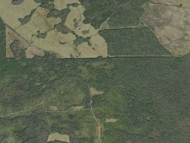 Aerial image of County Line Camp