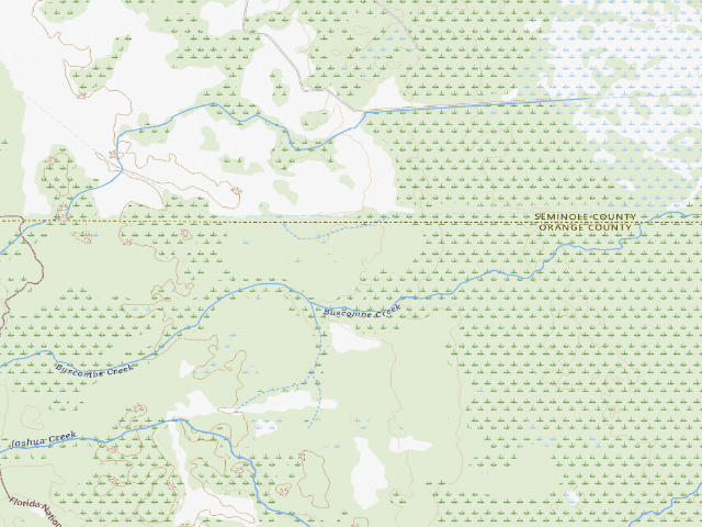 USGS topographic map of County Line Camp