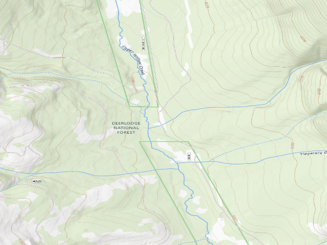 USGS topographic map of Courduroy Cr 01