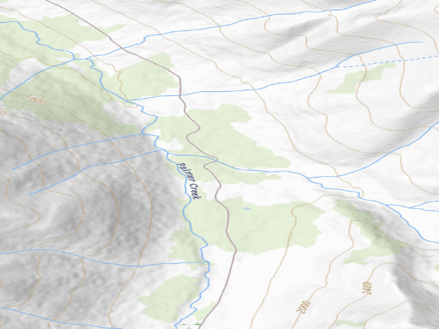 USGS topographic map of Coure d'Alene Campground
