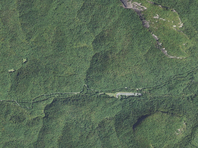 Aerial image of Cove Creek Group Campground