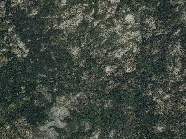 Aerial image of Cove Group Campground