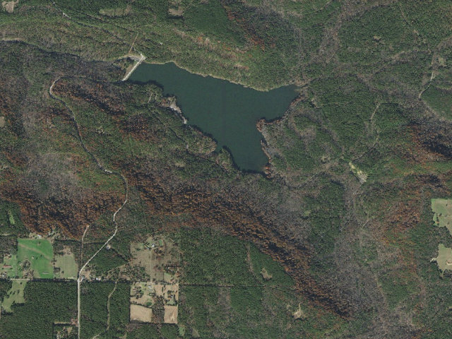 Aerial image of Cove Lake Recreation Area