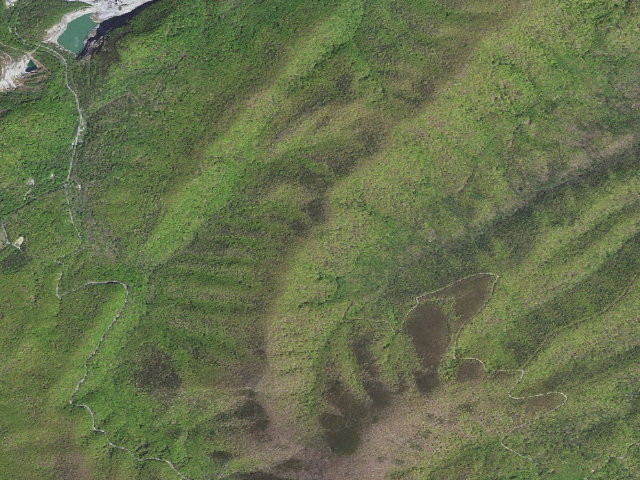Aerial image of Cove Mountain A.T. Shelter