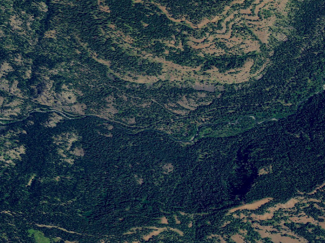 Aerial image of Coverdale Campground
