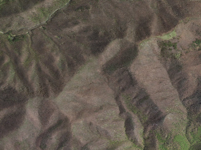 Aerial image of Cow Camp Gap A.T. Shelter