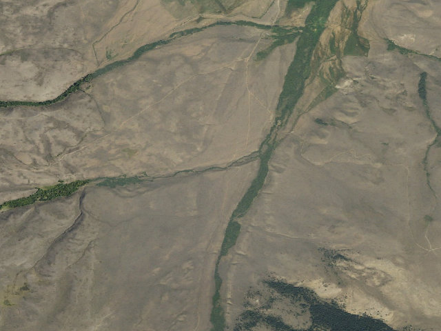 Aerial image of Cow Camp