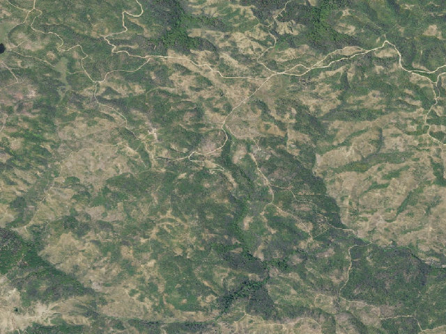 Aerial image of Cow Mountain Recreation Management Area
