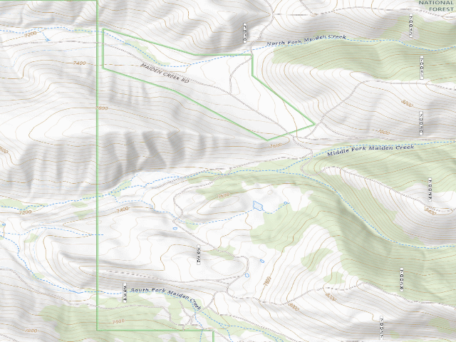 USGS topographic map of Cow Pie