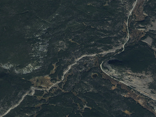 Aerial image of Cow Pie