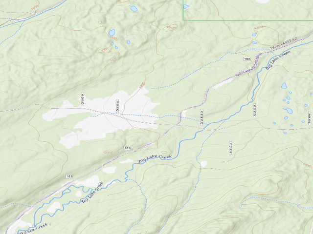 USGS topographic map of Cow Skull
