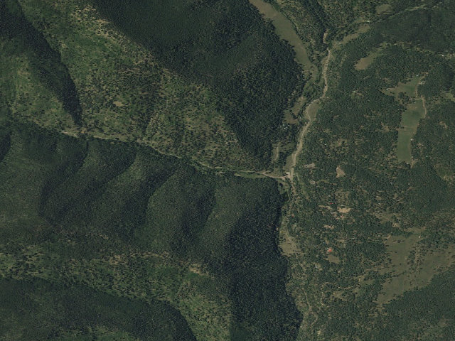 Aerial image of Cowles Campground