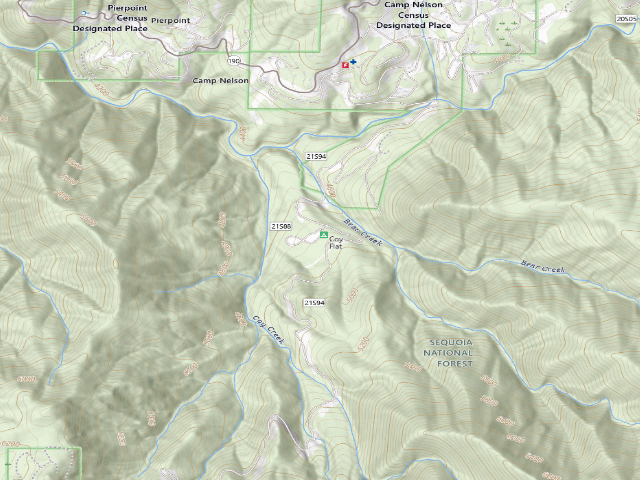 USGS topographic map of Coy Flat