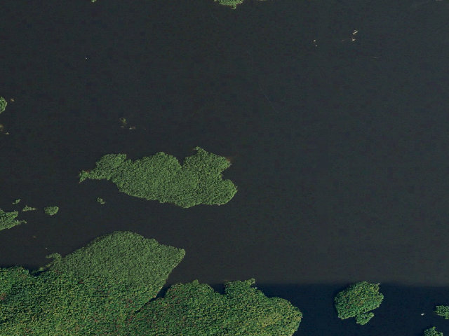 Aerial image of Cranberry Lake Primitive Campsite 20 (Cranberry Lake Wild Forest)